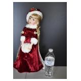 Porcelain Christmas Doll