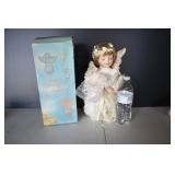 Vtg Porcelain Praying Doll