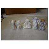 Ceramic Angel Figureine Lot