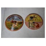 Pair of Vintage Children's Picture Discs