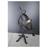 Outdoor Wrought Iron Armillary Sundial
