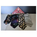 Vtg Suit Style Chart & Silk Ties