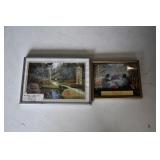 Pair of Vintage Advertising Thermometers