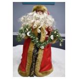 Vtg Santa Claus Christmas Tree Topper