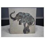Elephant on Canvas Artwork