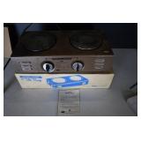 Vtg Broil King Table Range 2 Burners