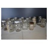 Lot of Kerr & Ball Mason Jars