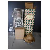 Porcelain Doll with Apple Cart