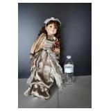 18' Porcelain Doll with Stand