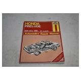 Vtg Haynes Honda Prelude Manual 1979-89