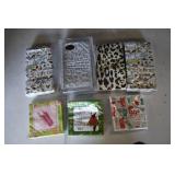 Acrylic Napkin Holder w/ New Napkins/Towels