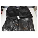 Women's Pleather Pants Lot Size 8-10