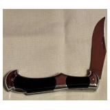 Vintage Curved Folding Lockback Knife