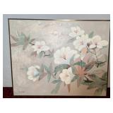 Floral Oil Painting Signed J. Allen
