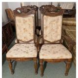 6 Vintage Victorian-Style Dining Chairs