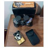 Two Pairs of Binoculars with Cases