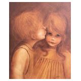 Artist Signed Margaret Keane Framed Print