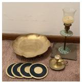 Collection of Brass Items-See Photo