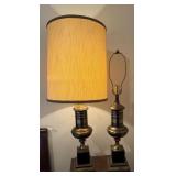Pair of Vintage Stiffel Brass Trophy Table Lamps