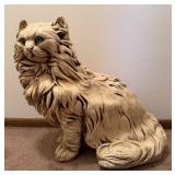 Artist Signed Persian Cat Statue