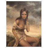 Vtg Joseph Wallace King 'Broken Silence' Textured