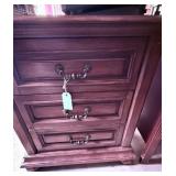 3-Drawer Wooden Nightstand