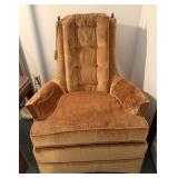 1960s Broyhill high-back lounge chair