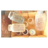 Vintage Glass Mason Jars