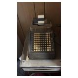 Burroughs Mechanical Adding Machine on Stand
