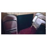 Folding Card Table with Four Matching Chairs