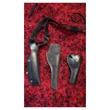 Three Leather Gun Holsters