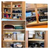 Contents of Kitchen Cabinets and Drawers