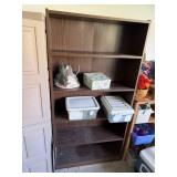 Wooden Bookshelf, Contents Not Included