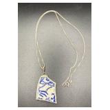 Sterling Silver 24' Chain With Pendant