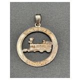 Skagway Alaska Sterling Silver Pendant