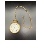Elgin Pocket Watch With Chain
