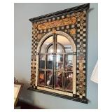 Decorative Wall Mirror With Hinged Doors