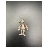 Sterling Silver Popeye Pendant