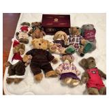 Boyds Bears and Wooden Box
