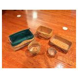 Longaberger Baskets with Inserts