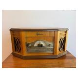 Emerson Wood Record Player With Radio