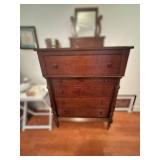 Wooden Five-Drawer Chest