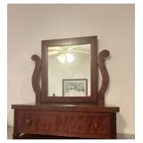 Wooden Vanity Mirror With Drawer