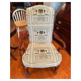 Armchair With Needlepoint Upholstery