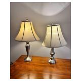 Silver-tone Table Lamps