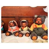 Robert Raikes Collectible Wooden-Faced Bears