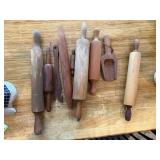 Wooden Rolling Pins and Utensils