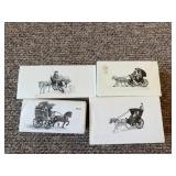 Heritage Village Horse-Drawn Carriage Set