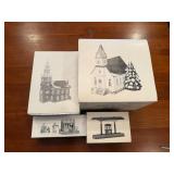 4 Heritage Village Collection Pieces