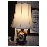 Vtg George & Martha Washington Style Lamp